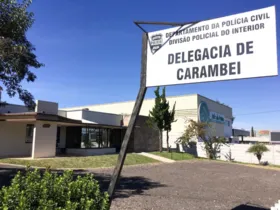 Suspeito foi encaminhado à Delegacia de Carambeí