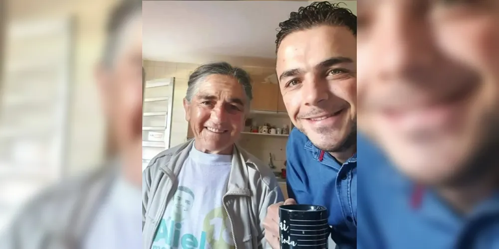 À esquerda a Sra. Sueli, mãe do deputado federal Aliel Machado (à direita)