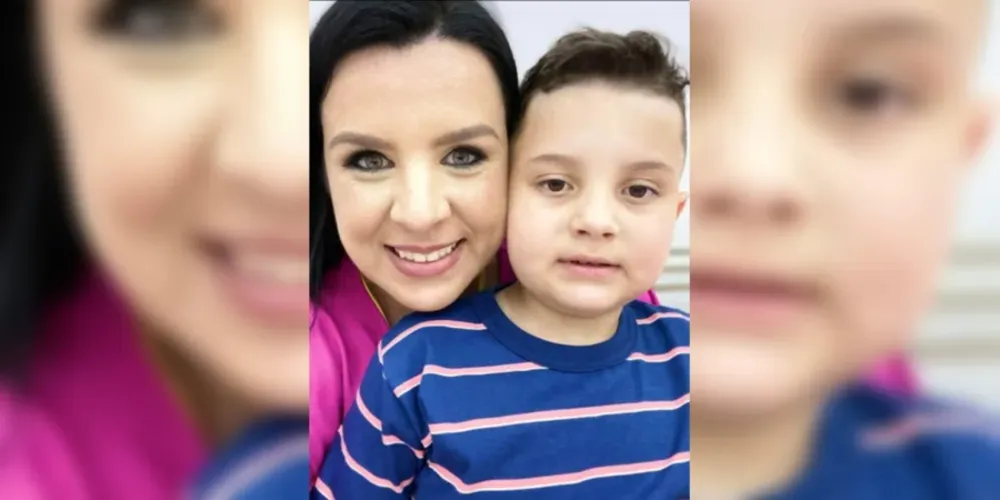 Vanessa e o filho Pedro Henrique Maciel morreram no acidente