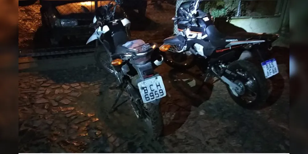 Duas das motos recuperadas foram encontradas no bairro Boa Vista