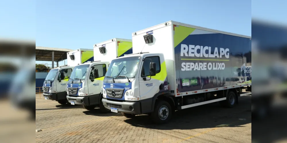 Os veículos 0 km foram adquiridos e estão à disposição da comunidade no serviço de coleta de resíduos recicláveis
