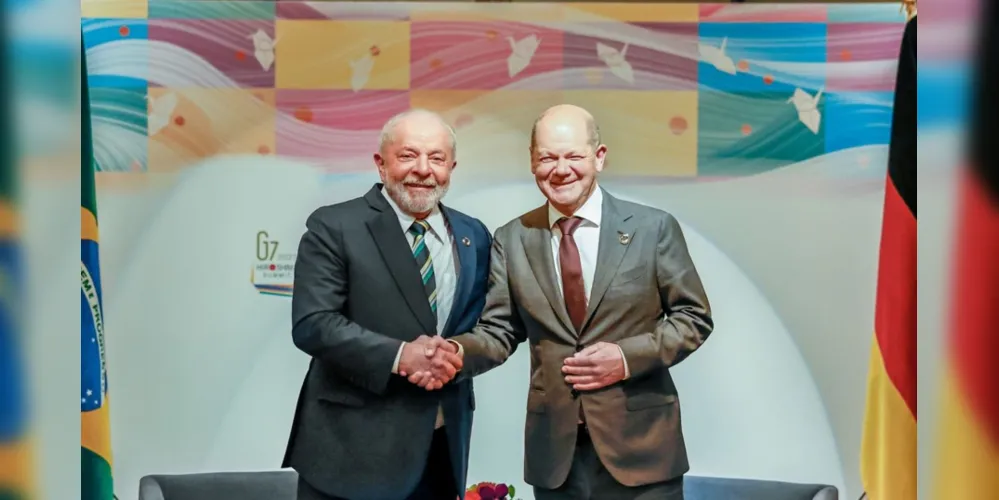 Lula reuniu-se com o primeiro-ministro da Alemanha, Olaf Scholz