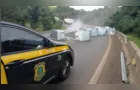 Após acidente, BR-277 completa 24 horas de interdição no PR