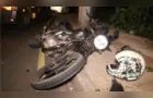 Jovem motociclista fica ferido após bater contra um poste em PG