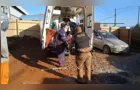 Filho agride mãe e funcionário de obra e acaba preso em Uvaranas