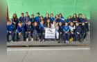Classe de PG celebra vitória de colegas nos Jogos Estudantis