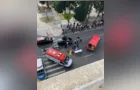 Vídeo mostra atropelamento de mulher em esquina do Centro de PG