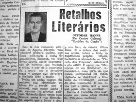 Na década de 1950, o JM publicava regularmente a coluna “Retalhos Literários”, assinada por intelectuais locais que integravam o Centro Cultural Euclides da Cunha. Na imagem, a coluna publicada em 05 de maio de 1957 e assinada por Ottokar Hanns