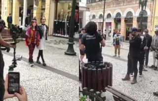 Vendedor ambulante é agredido durante gravação de filme com Larissa Manoela