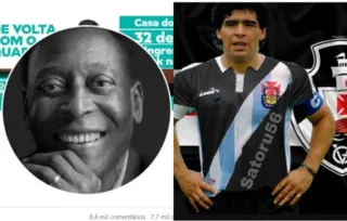 Hacker invade rede social de Maradona e coloca foto de Pelé no perfil