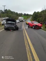 Acidente aconteceu pela manhã, na PR-151, entre Ponta Grossa e Palmeira