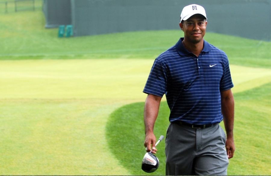 O astro do golfe, Tiger Woods, é um conhecido frequentador da cidade de Las Vegas