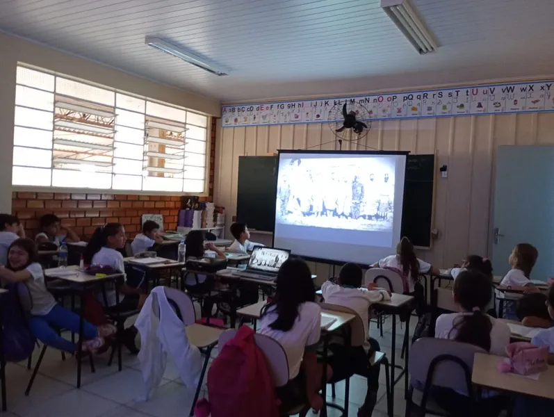 Estudantes protagonizaram seu próprio informativo em sala de aula