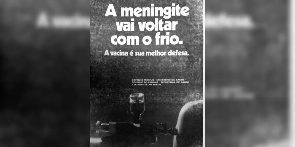 Em 11 de maio de 1975 o JM publicou um anúncio lembrando aos leitores sobre a necessidade da vacinação contra a meningite