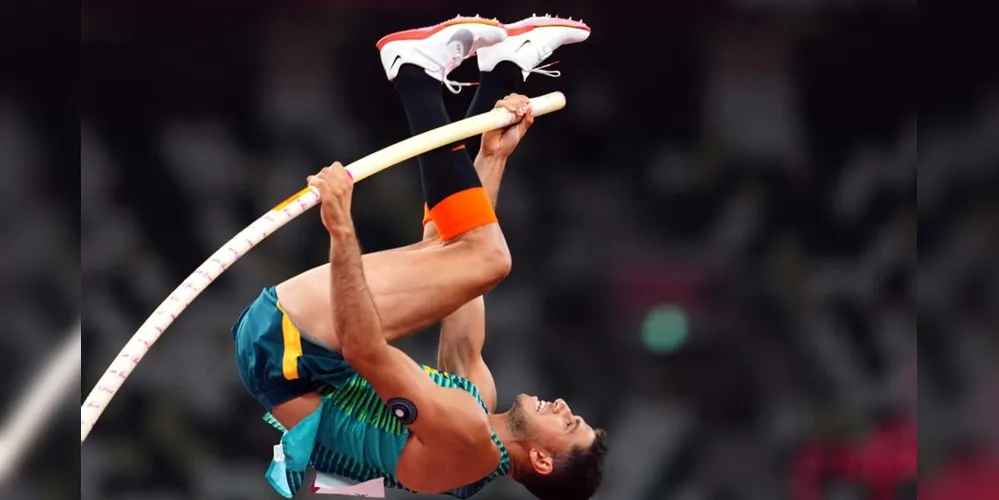 Thiago Braz conquistou o ouro olímpico na prova do salto com vara nos Jogos de 2016