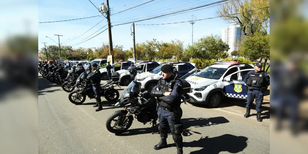 Os veículos, incluindo 10 motos, serão utilizados pelas equipes da Guarda Civil Municipal e da Superintendência de Trânsito e Segurança Viária