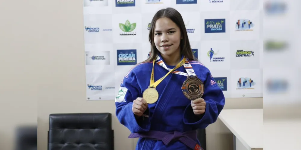 Aos 14 anos, a atleta que é federada internacionalmente conta com mais de 50 medalhas