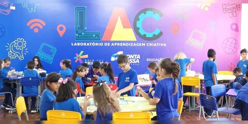 Laboratórios de Aprendizagem Criativa são um dos diferenciais de Ponta Grossa