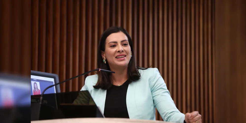 Deputada estadual de Ponta Grossa, Mabel Canto (PSDB)