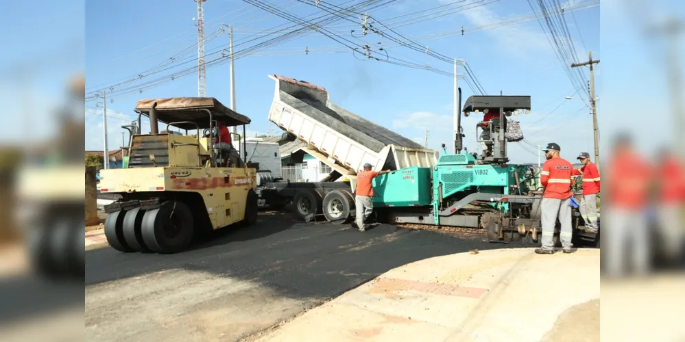 Obras de pavimentação têm investimentos de R$ 8 milhões
