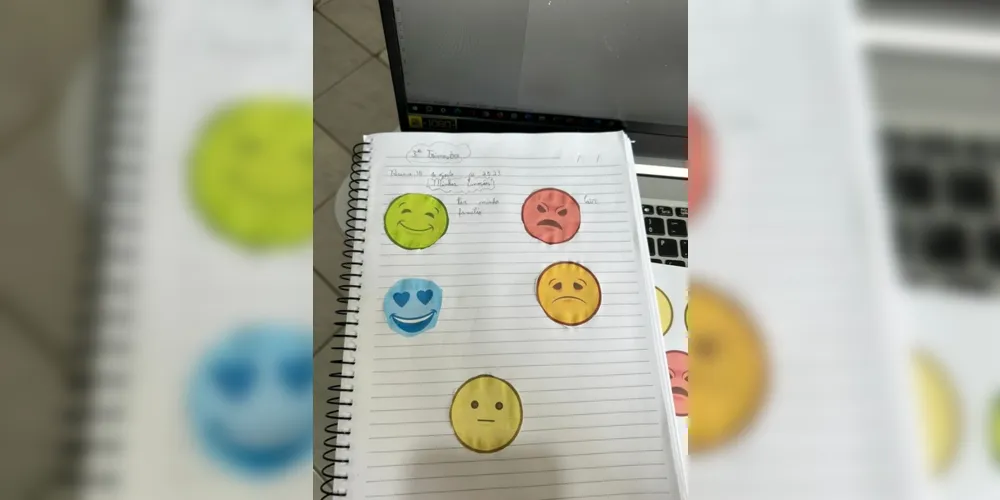 Emojis ajudaram na composição da aula