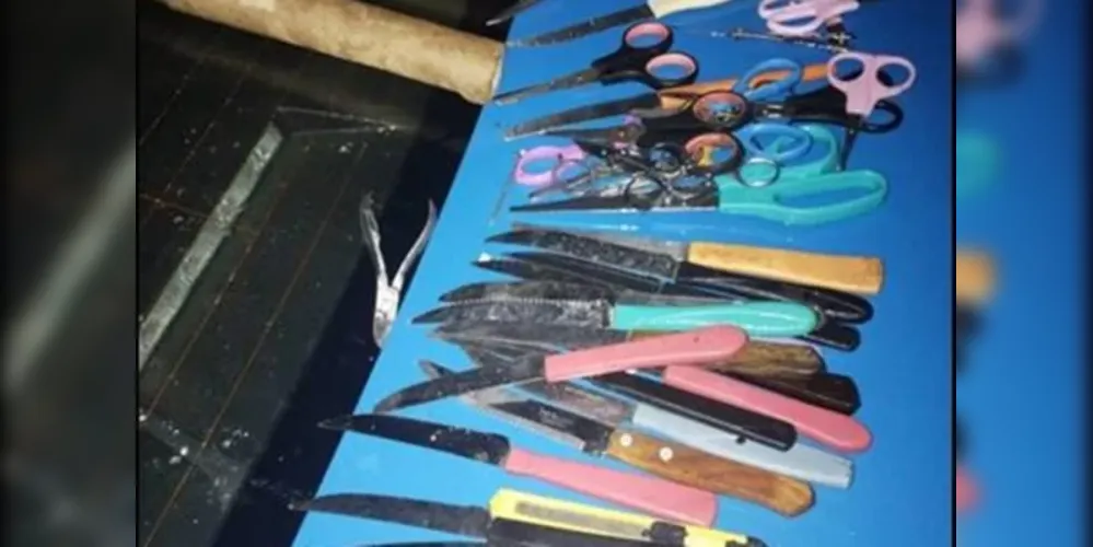 A  Polícia Militar do Rio de Janeiro (PMRJ) afirmou ter apreendido mais de 60 objetos perfurocortantes nos pontos de revista