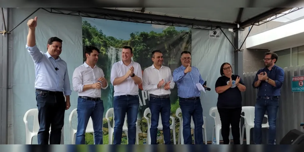 Arapoti recebeu a visita do secretário de Saúde do Paraná, Beto Preto, juntamente com Sandro Alex e Alexandre Cury