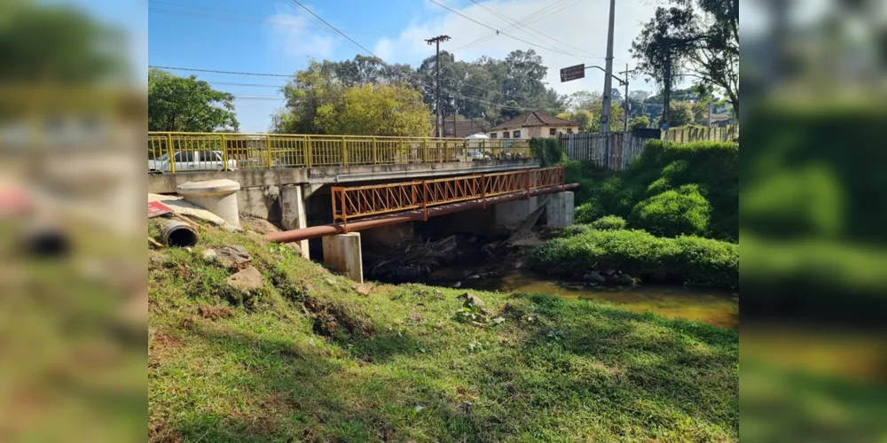 Ponte do Rio Verde dá acesso à estrada do Alagados