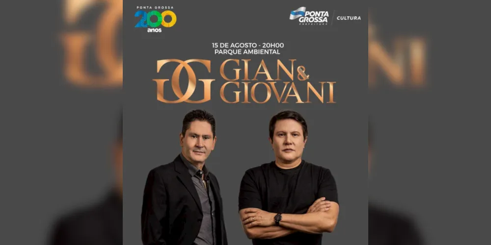 Gian e Giovan estão há mais de 30 anos emplacando sucessos no país.