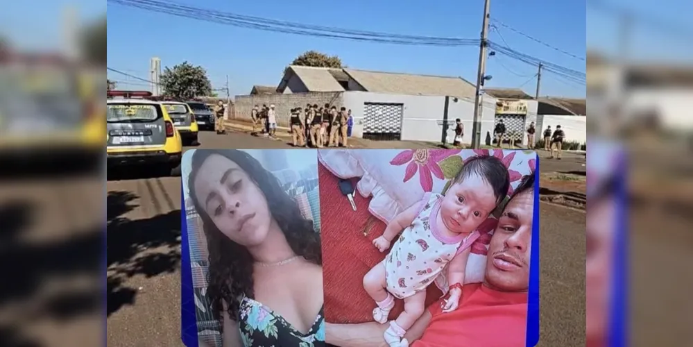 Mortes de bebê e pai foram confirmadas pelas famílias
