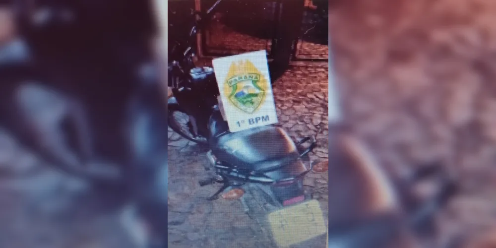 PM recuperou na noite desta sexta-feira (08) moto com alerta de furto