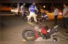 Motociclista fica ferido após ser atingido por carro na 'Taunay'