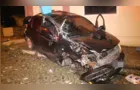 Vídeos mostram acidente no Centro de Ponta Grossa