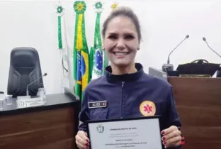 Marilisa Alves de 43 anos, era bombeira civil e socorrista da Bravo 12, do Samu