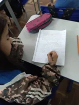 As atividades envolveram produções textuais elaboradas pelos alunos