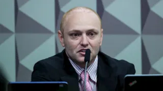 Walter Delgatti Neto durante sua oitiva na CPMI do 8 de janeiro
