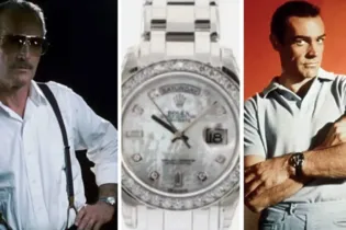 Paul Newman em ‘A cor do dinheiro’, Rolex e Sean Connery como James Bond