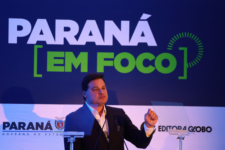 Secretário de Infraestrutura e Logística, Sandro Alex, destacou os impactos econômicos do programa de concessões nesta quarta-feira (23), em São Paulo.