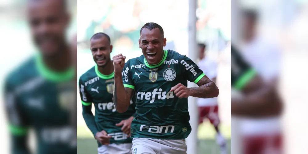 Breno Lopes marcou o gol da vitória palestrina