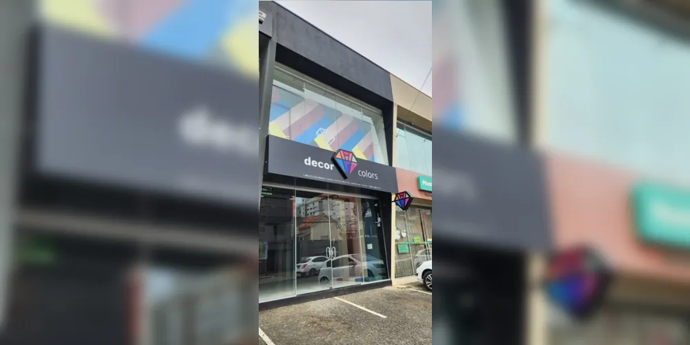 Mais nova loja da Decor Colors está localizada na rua Doutor Paula Xavier