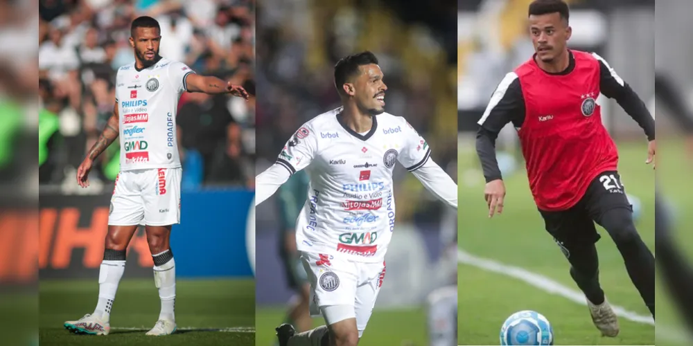 Felipe Garcia, Luidy e Cássio Gabriel renovaram contrato para a temporada de 2024