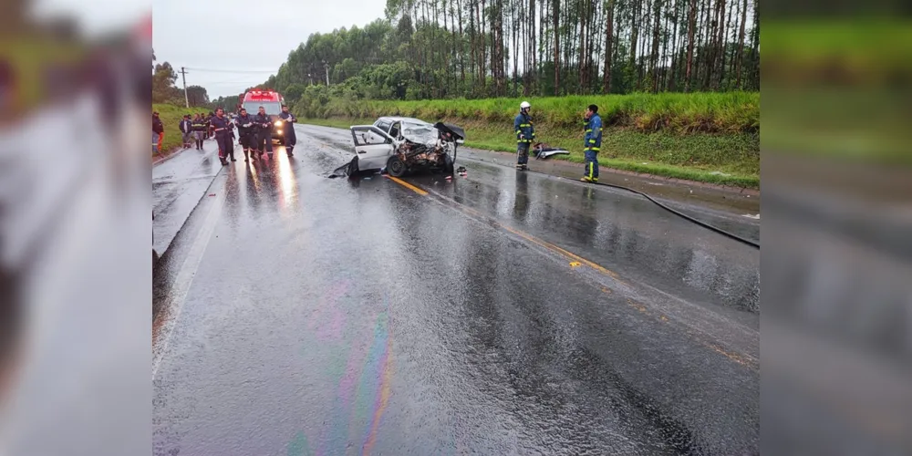 Carro envolvido no acidente com morte na PR-340 é de Ibaiti