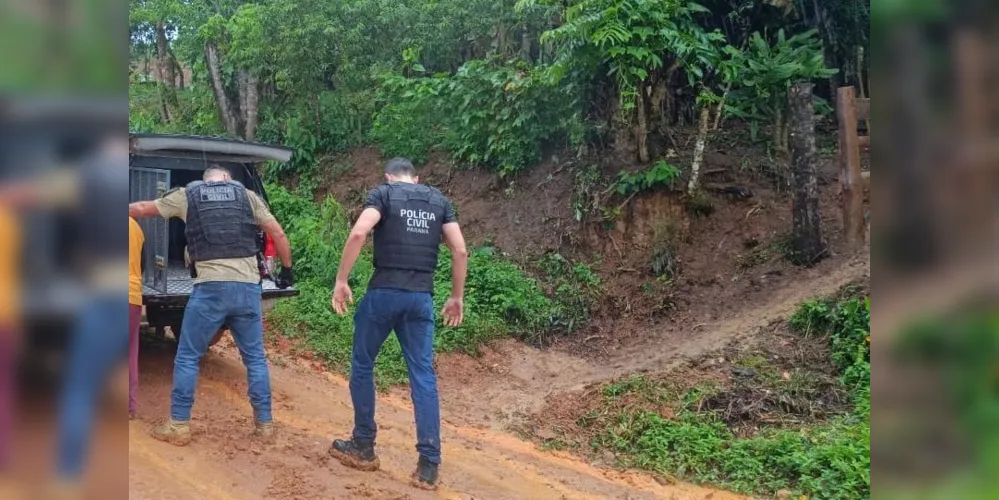 Homem foi detido em uma área de difícil acesso na área rural ‘Barrinha’
