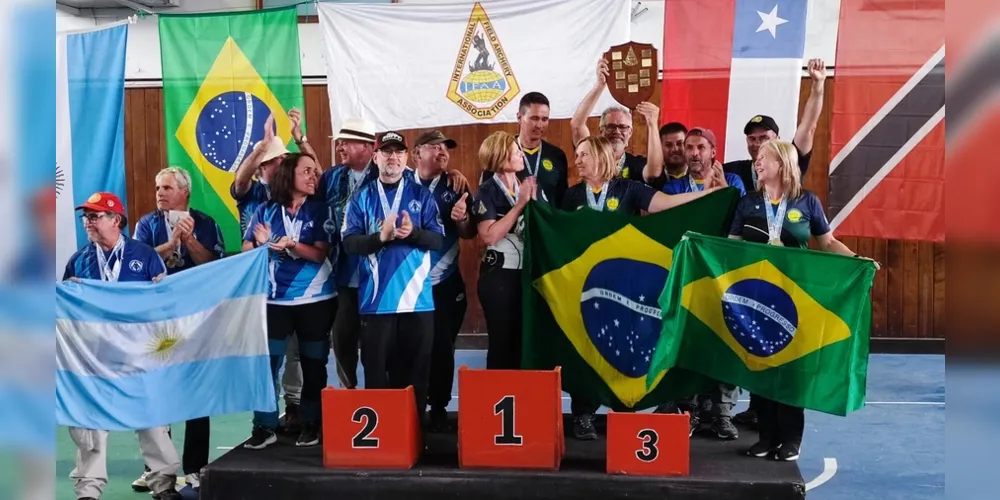 Os atletas participaram do Latin American Field Archery Championship