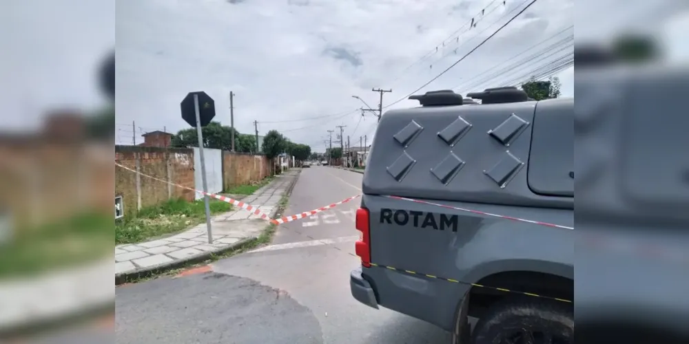 Troca de tiros teria sido registrada na rua Joaquina Maria de Souza, na Planta Guarituba Pequena