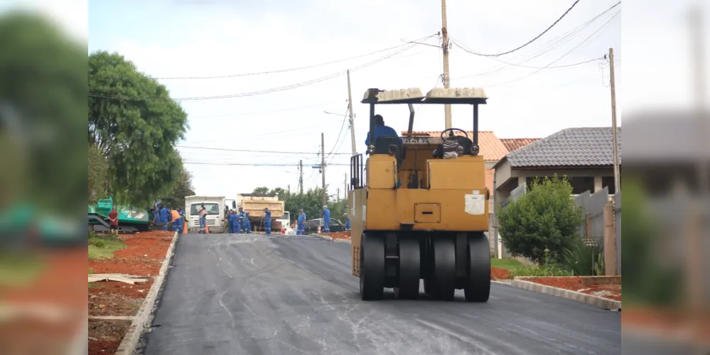 Estrutura que irá permitir o tráfego de veículos a partir da Rua Laís Soliter Ferreira Antunes, localizada na região das vilas 31 de Março e Baraúna