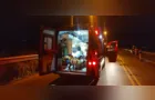 Ciclista é atingido por automóvel e fica gravemente ferido em PG