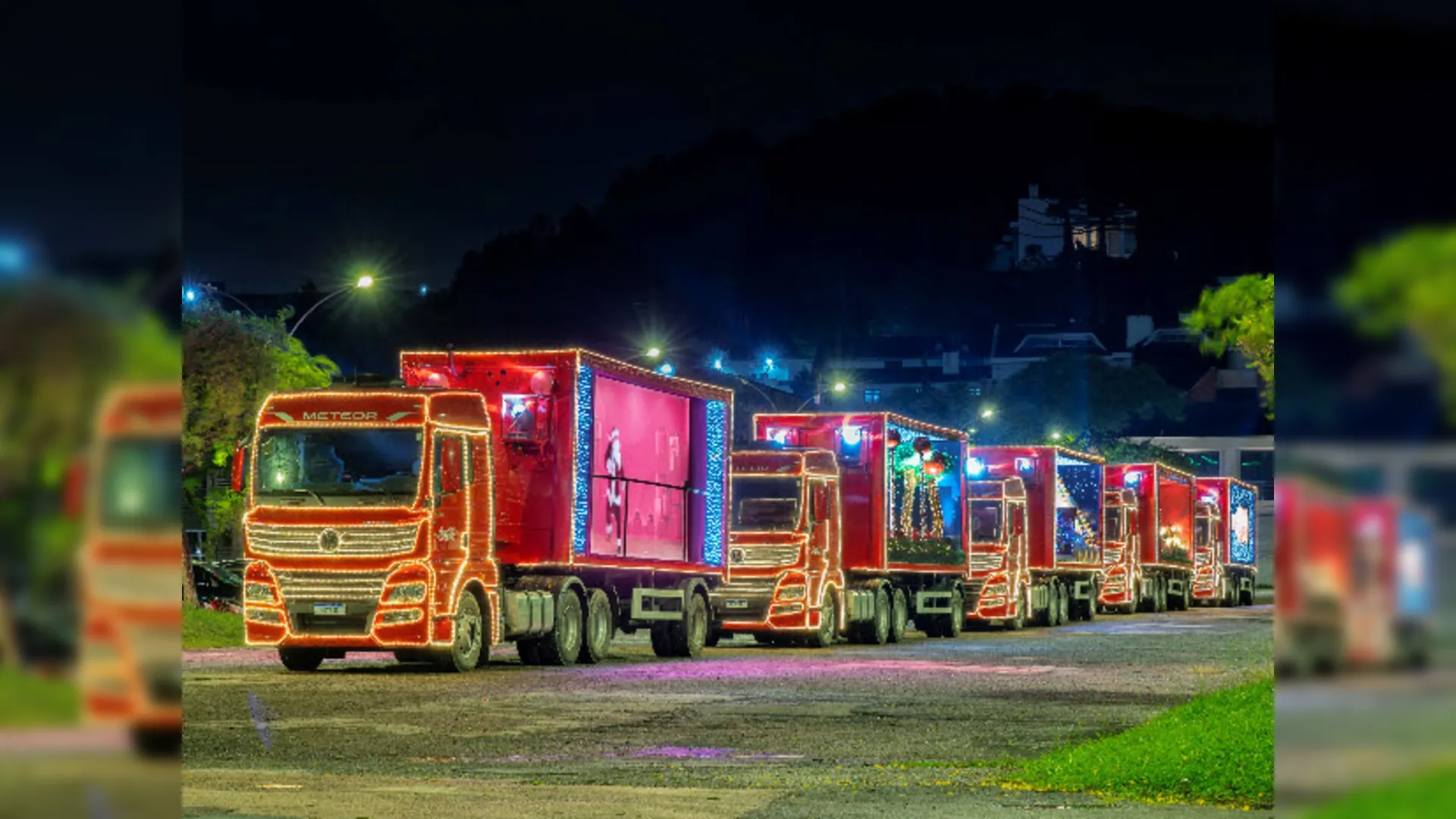 Caravana de Natal da Coca Cola visitar Ponta Grossa veja aRede