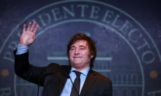 MIllei foi eleito presidente da Argentina