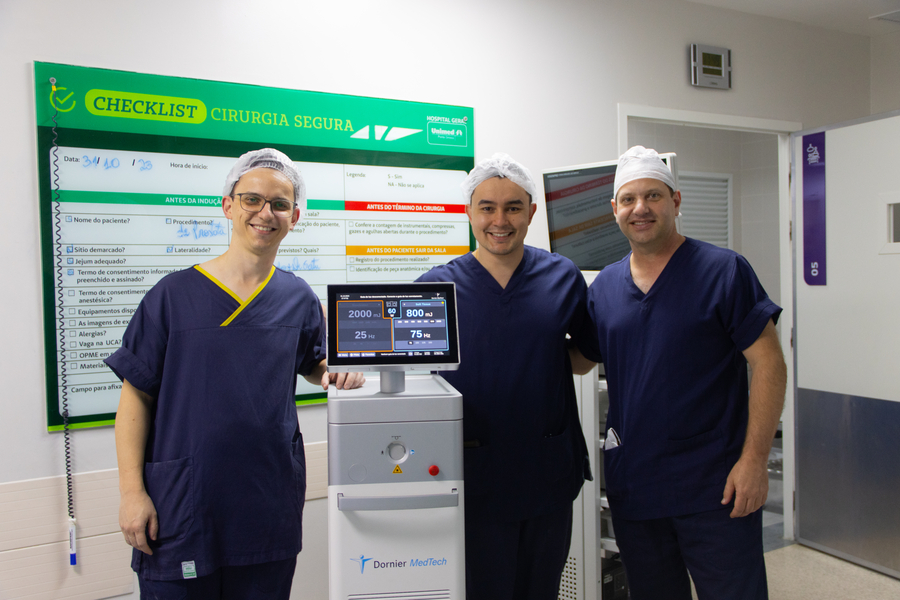 Imagem ilustrativa da imagem HGU realiza primeira cirurgia de enucleação de próstata com laser